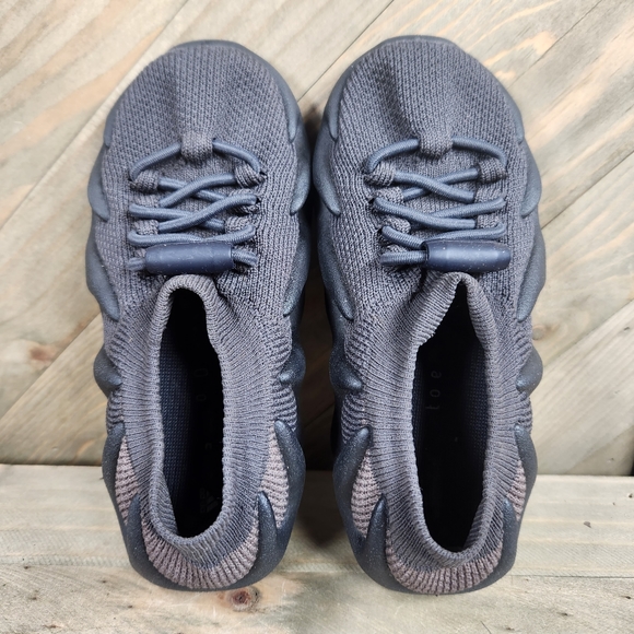 Yeezy 450 Dark Slate 2021 Kids Athletic Shoes Size 9K Dark Gray Black GY5370. - Picture 7 of 9